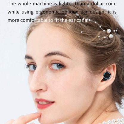 Wireless Bluetooth 5.0 In-Ear Earbuds ? Mini Stereo with Mic
