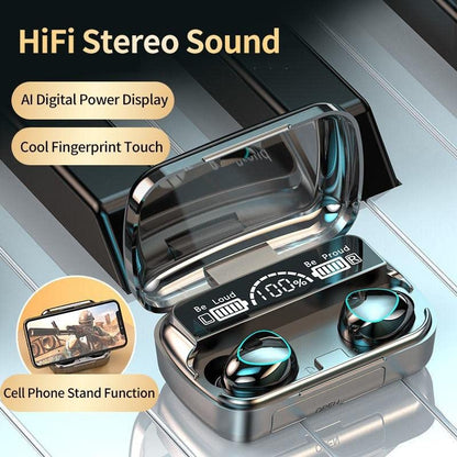 Wireless Bluetooth 5.0 In-Ear Earbuds ? Mini Stereo with Mic