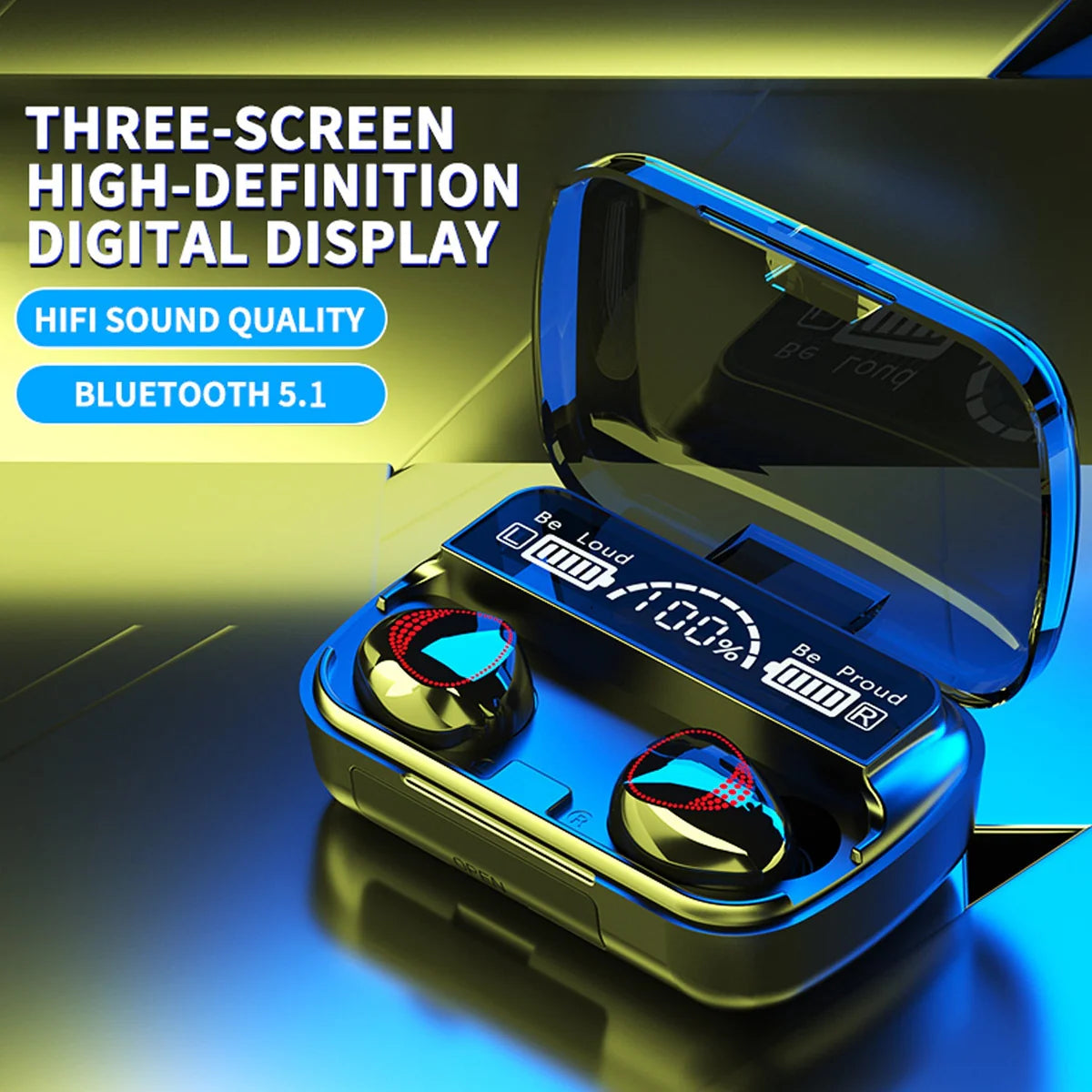 Wireless Bluetooth 5.0 In-Ear Earbuds ? Mini Stereo with Mic