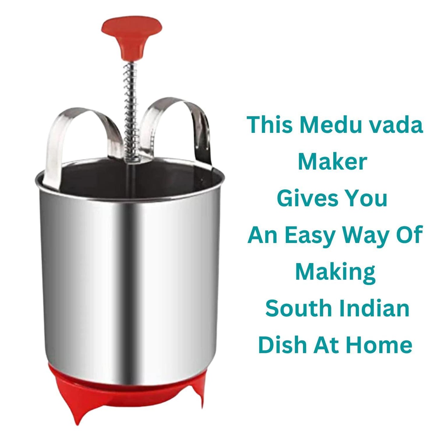 Stainless Steel Medu Vada And Donut Maker For Perfectly Shaped And Crispy Vada Maker
